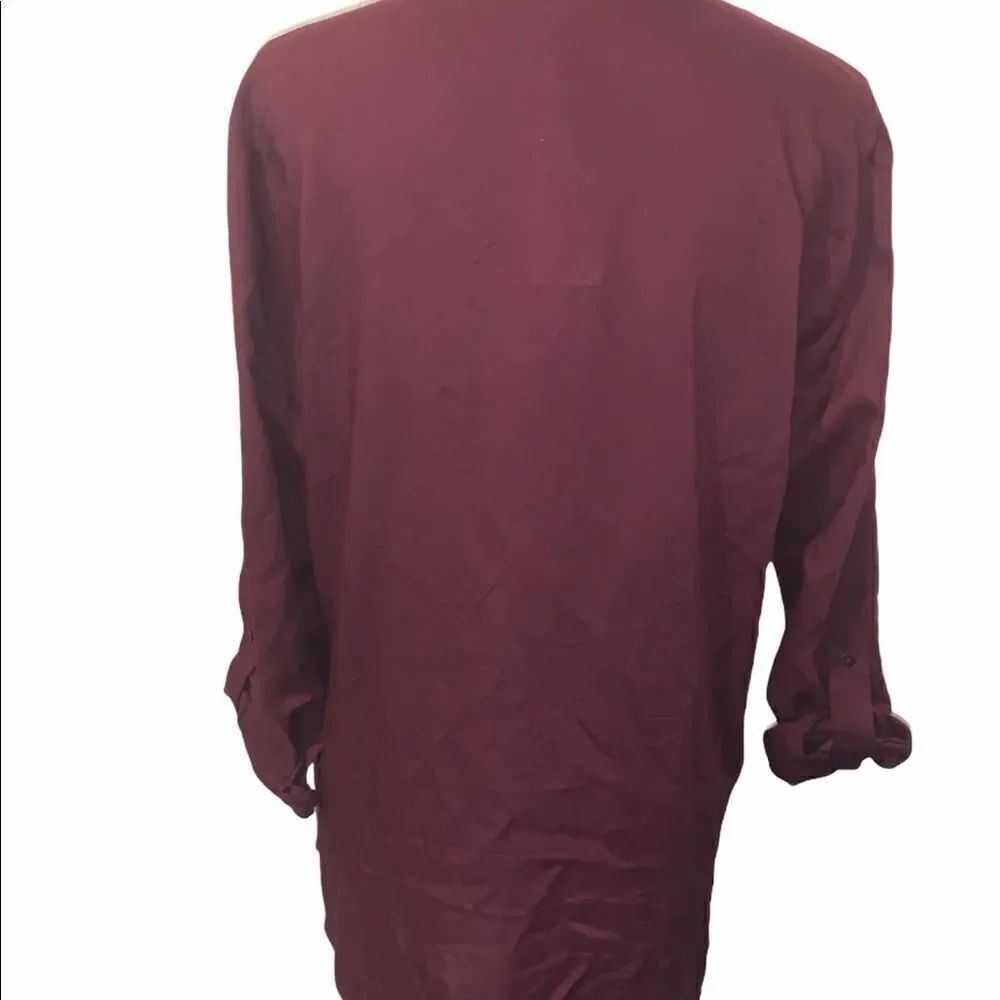 Primark Collarless Button Front Top - Picture 4 of 6